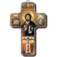 Icon Cross - Christ The Teacher - 120 x 180mm