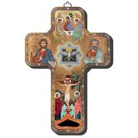 Icon Cross - HolyTrinity - 120 x 180mm