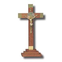 Standing Wood Crucifix - 230 x 110mm
