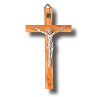 Crucifix Olive Wood - 150 x 90mm