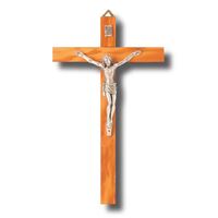 Crucifix Olive Wood - 250 x 150mm