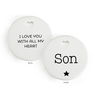 Heartfelt Ceramic Token - Son