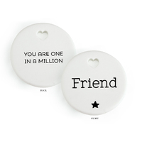 Heartfelt Ceramic Token - Friend