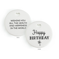 Heartfelt Ceramic Token - Happy Birthday