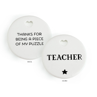 Heartfelt Ceramic Token - Teacher