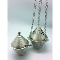 Thurible, Boat & Spoon Silver