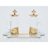 Cruet Set Complete Gold