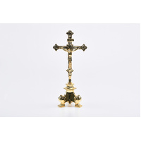 Crucifix Double Sided Gold