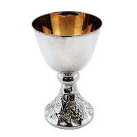 Chalice Silver Hammered