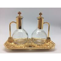 Cruet Set Complete 2 jugs,Tray,Lids