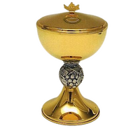 Ciborium Gold with Grapes in Centre