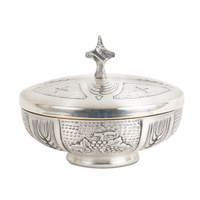Paten Ciborium Bi Coloured Grape & Wheat Design