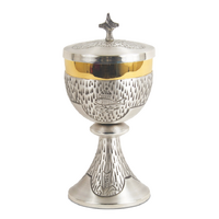 Ciborium Bi Coloured Fish & Cross