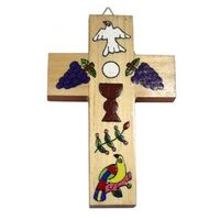 First Communion Cross 15cm - El Salvador