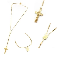 Stainless Steel Rosary Necklace