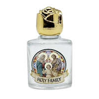 Holy Water Bottle Glass - Holy Family