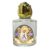 Holy Water Bottle Glass - Our Lady of Fatima