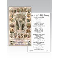 Holy Cards - Mysteries of the Holy Rosary