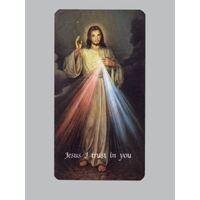 Holy Card  400  - Divine Mercy