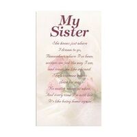 Holy Card - My Sister