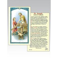 Holy Card 800 - St Joseph Carpenter
