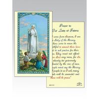 Holy Card 800- O.L Fatima
