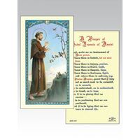 Holy Card 800 - St Francis