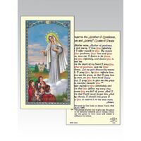 Holy Card 800 - Our Lady of Medjugorje