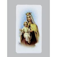 Holy Card  Alba  - O.L Mt Carmel