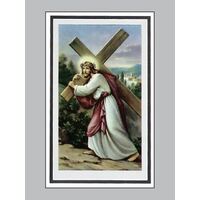 Lutto Pax Card - 12 - Jesus Carrying Cross