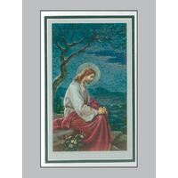 Lutto Pax Card - 17 - Jesus Mount of Olives