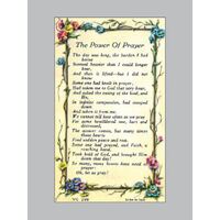 Holy Card Verse - Power of Prayer