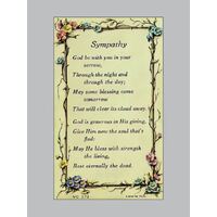 Holy Card Verse  - Sympathy