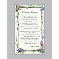 Holy Card Verse  - Kitchen Prayer