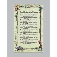 Holy Card Verse - Motorist Prayer