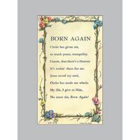 Holy Card Verse - Born Again