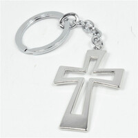 Keyring Silver Cross