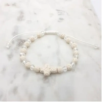 Bracelet w/Volcanic Beads