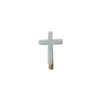 Lapel Pin Cross - Silver 25mm
