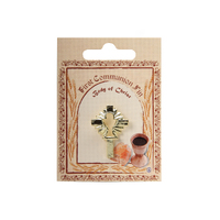 Lapel Pin Communion - Chalice/Gold Cross