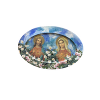 Mary and Jesus - Oval Wood Plate