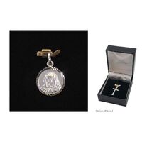 Sterling Silver Medal O.L.Sorrow Round - 10mm 