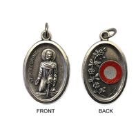 St Peregrine Medal with Relic - 22mm