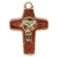 Confirmation Cross Medal - Red