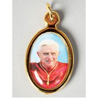 Medal Gilt Pope Benedict - 22mm