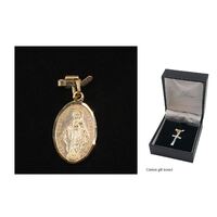 9ct Gold Miraculous Medal - 22mm