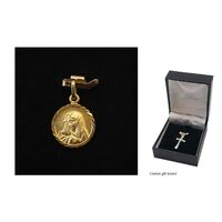 9ct Gold Medal O.L. Sorrows Round -10mm