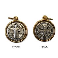 St Benedict Medal Two Tone - 20mm