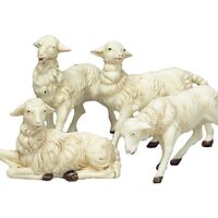 Nativity Sheep Poly Vinyl - 120 x 120mm assorted