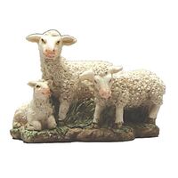 Nativity 3 Sheep Resin - 150mm